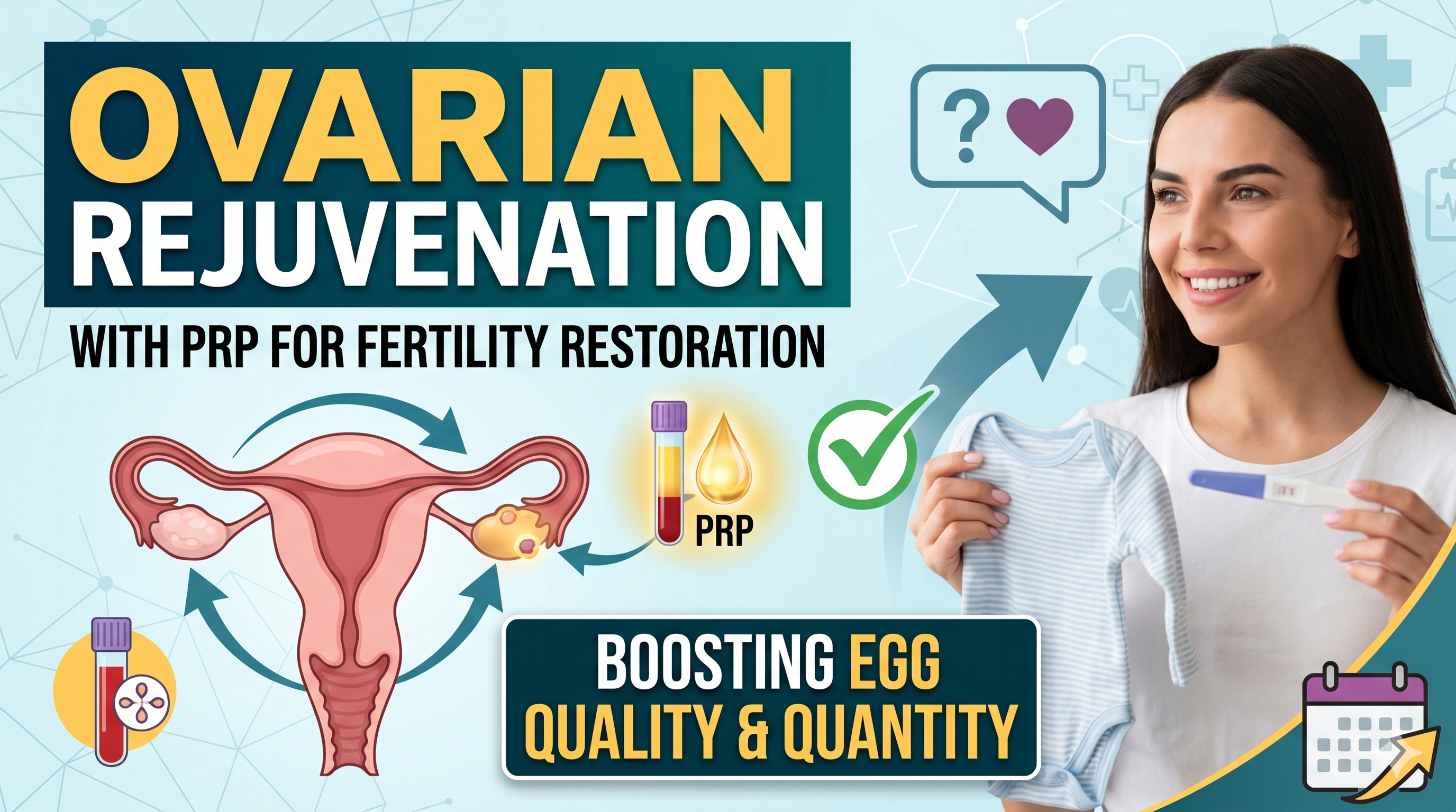 Ovarian rejuvenation therapy using PRP for fertility restoration at Myra IVF Centre Kenya
