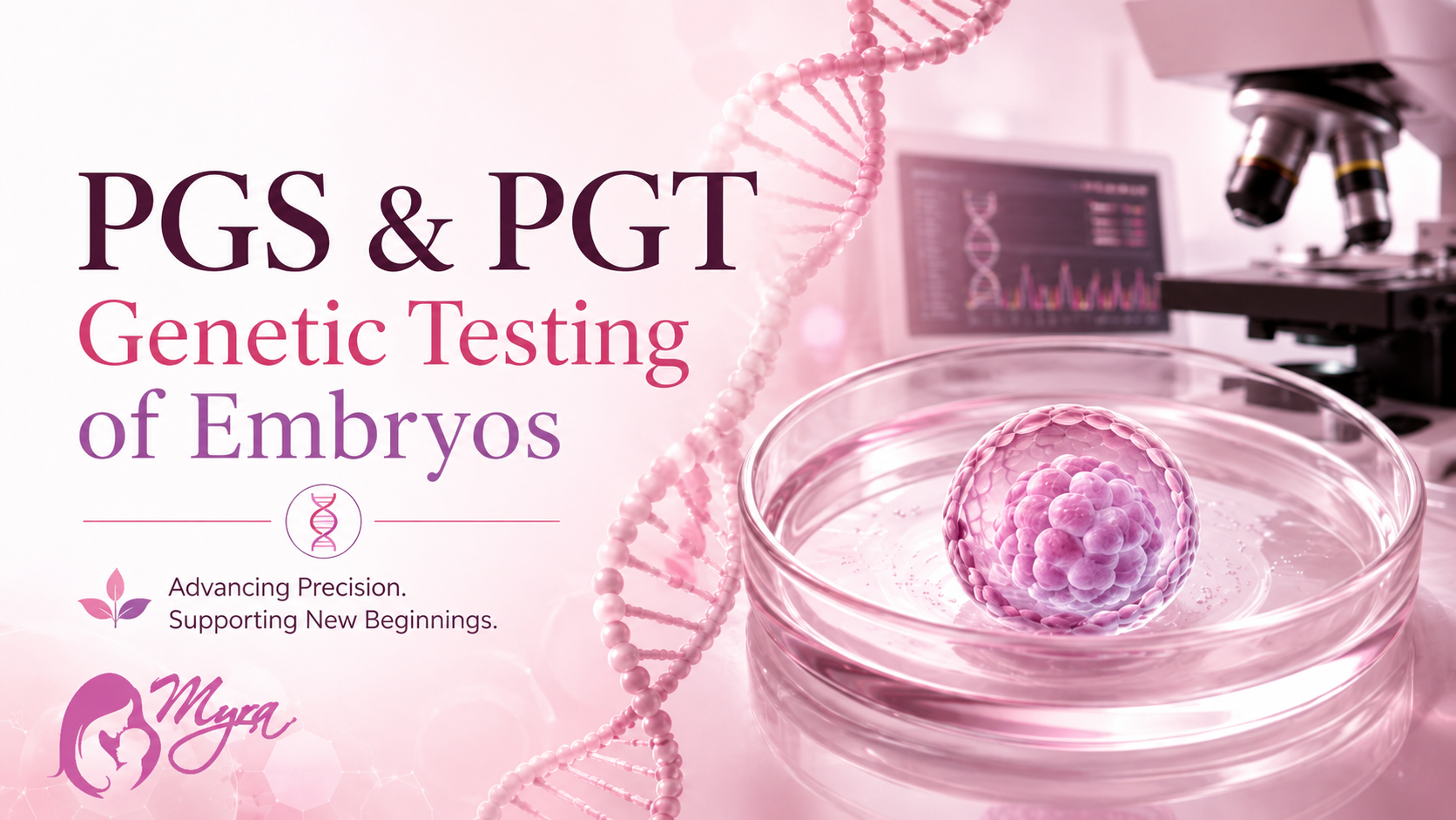 PGS/PGT genetic testing of IVF embryos before transfer at Myra IVF Centre Kenya